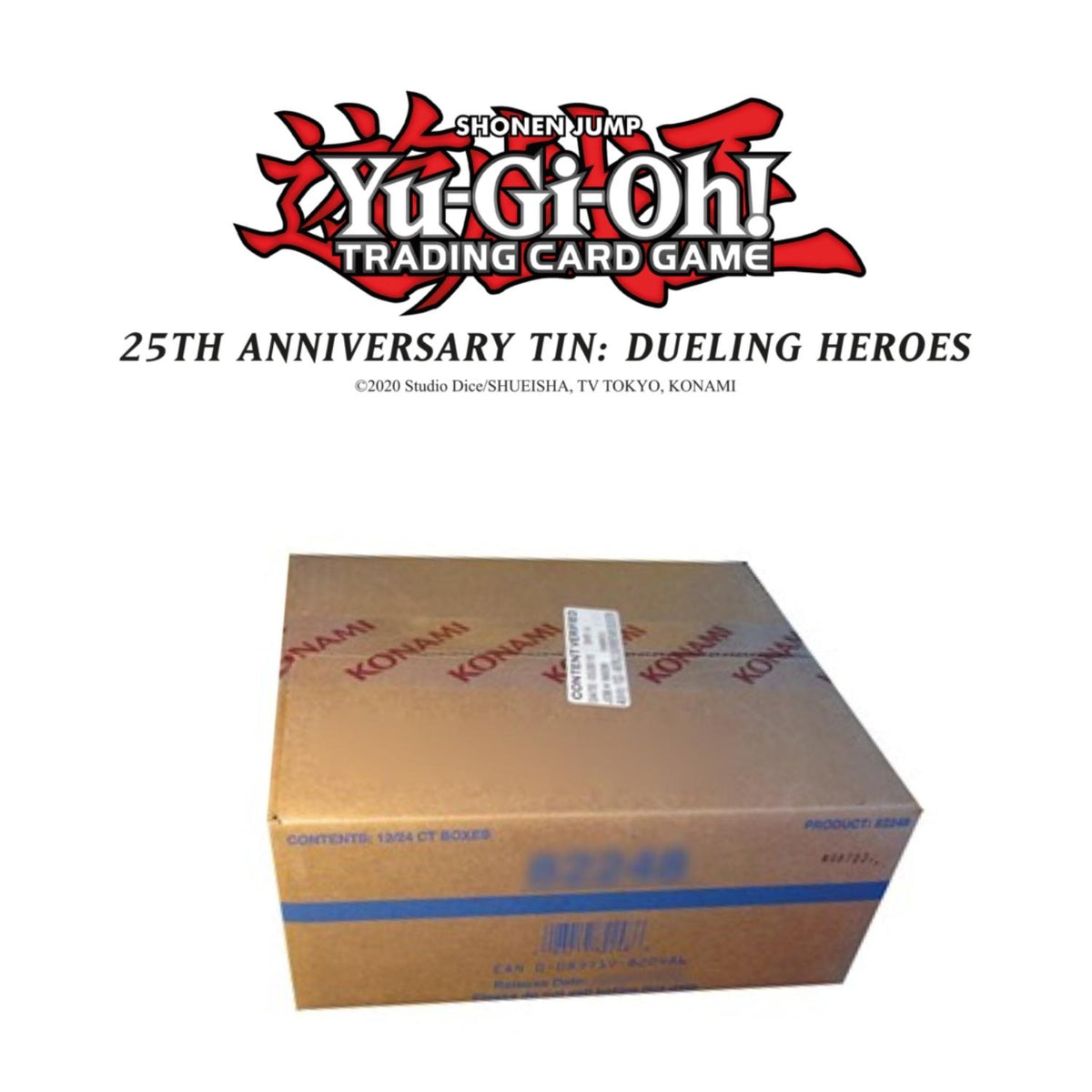 Yu-Gi-Oh! 25th Anniversary Tin Dueling Heroes Case deutsch