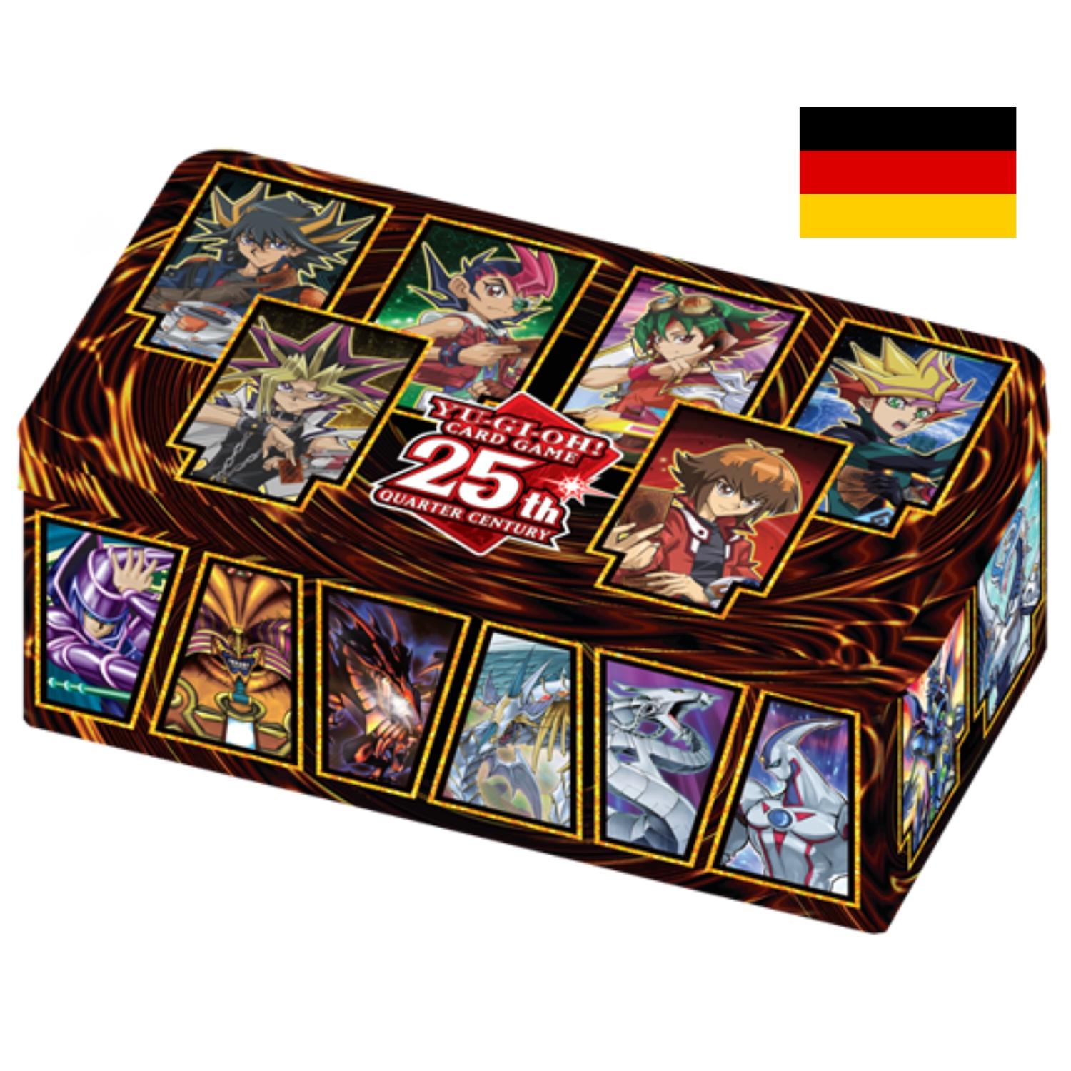 Yu-Gi-Oh! 25th Anniversary Tin Dueling Heroes Case deutsch