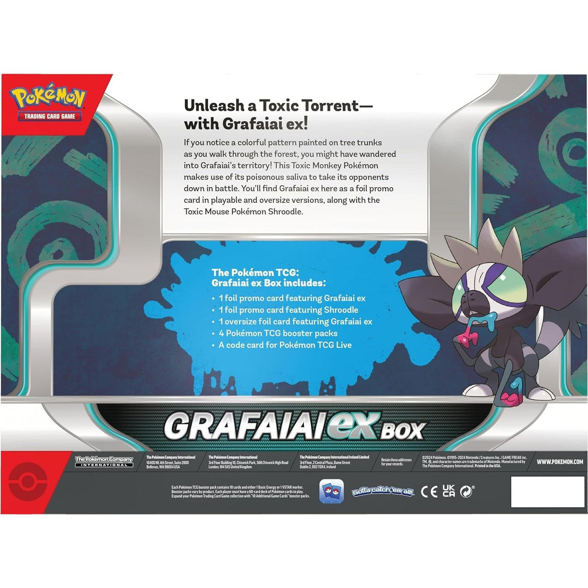 Pokemon Grafaiai ex Box englisch