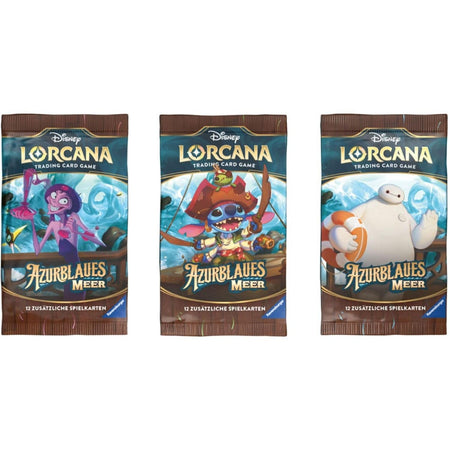 Disney Lorcana Azurblaues Meer Booster Display deutsch