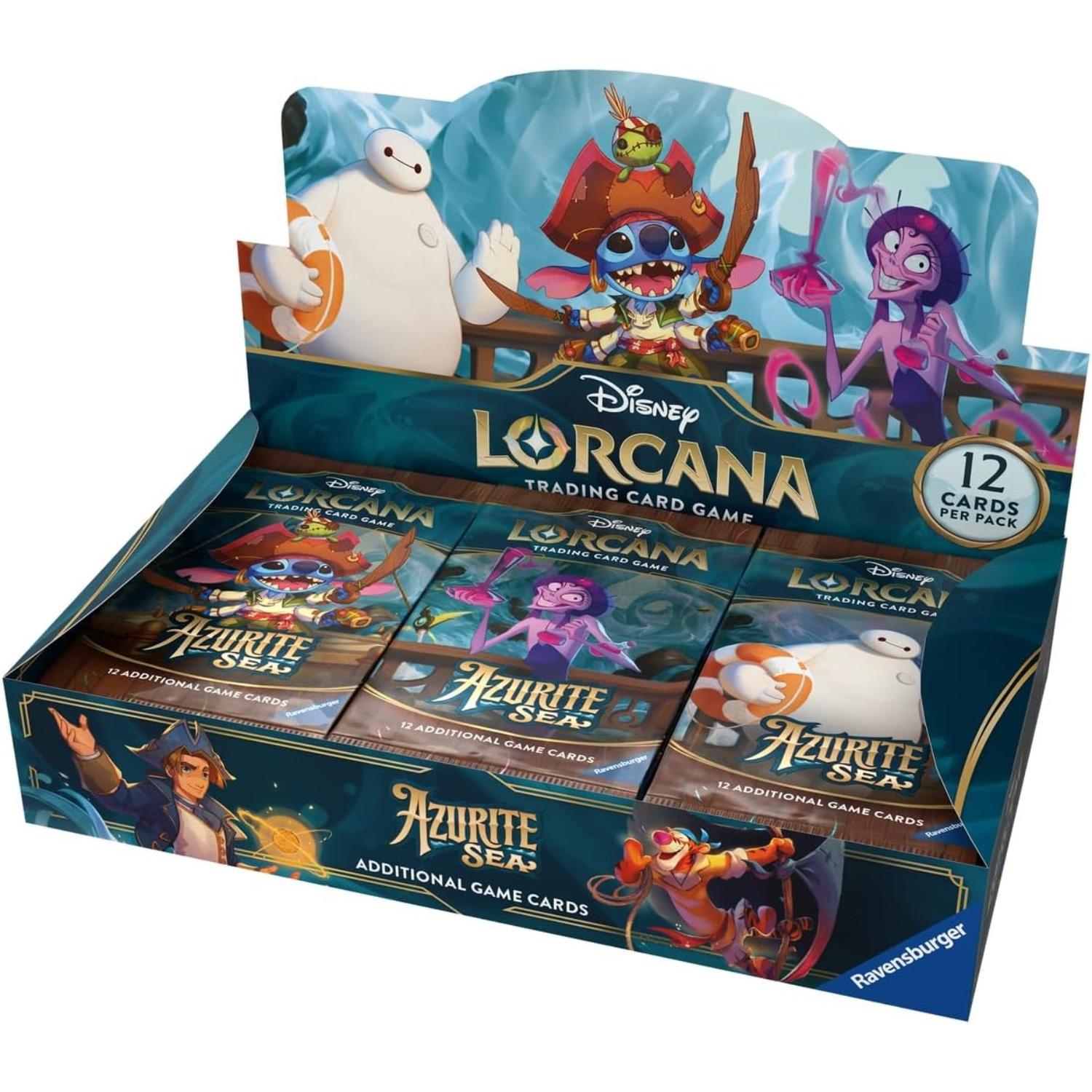 Disney Lorcana Azurite Sea Booster Display englisch