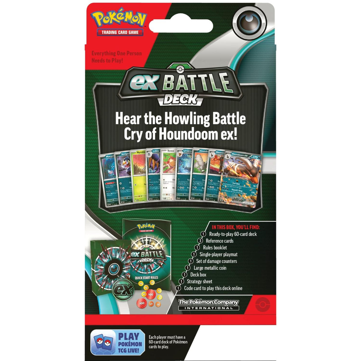 Pokemon Melmetal ex & Houndoom ex Battle Deck Display englisch