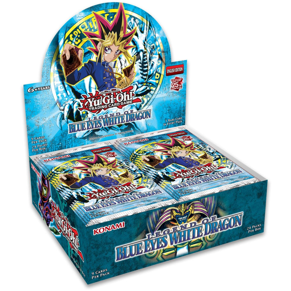 Yu-Gi-Oh! Legend Of Blue Eyes White Dragon 25th Anniversary Display deutsch