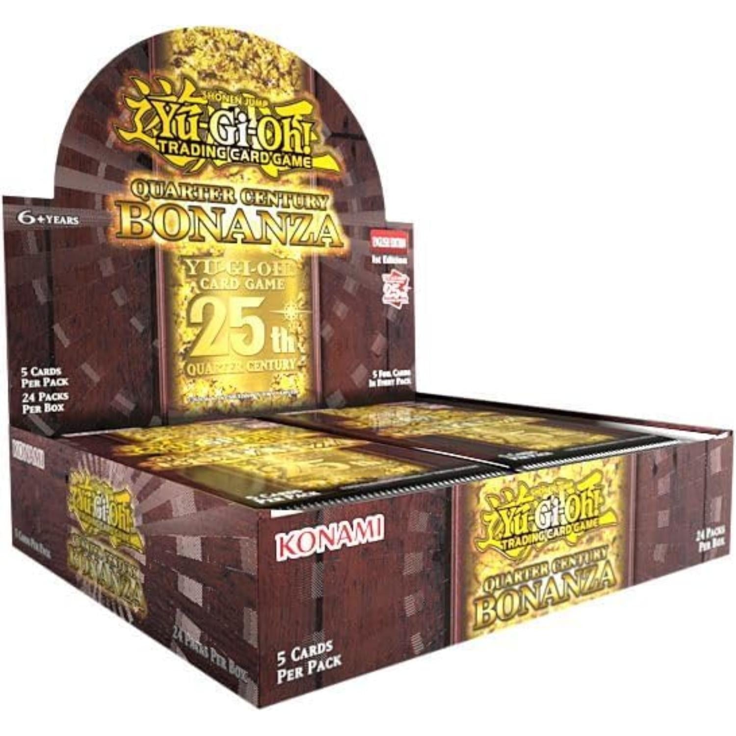 Yu-Gi-Oh! Quarter Century Bonanza Booster Display englisch