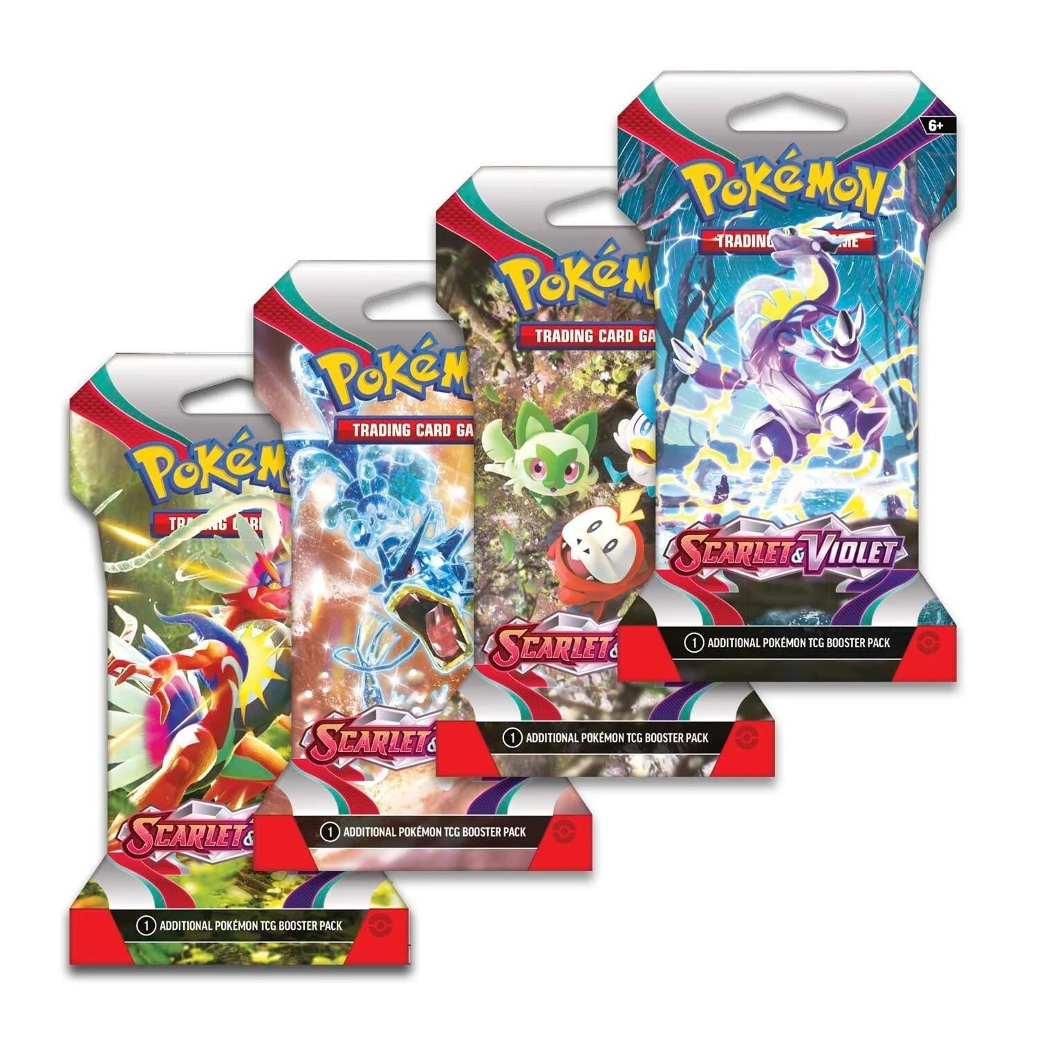 Pokemon Scarlet & Violet 24 Sleeved Booster Karton englisch