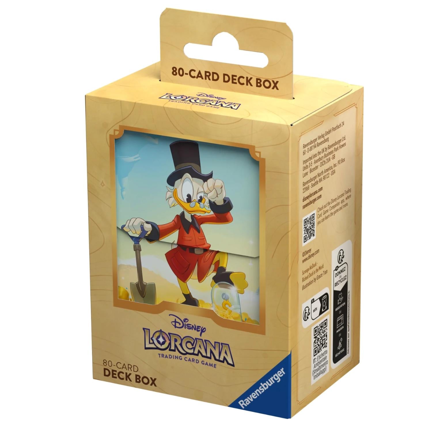 Disney Lorcana Die Tintenlande Deck Box Dagobert Duck