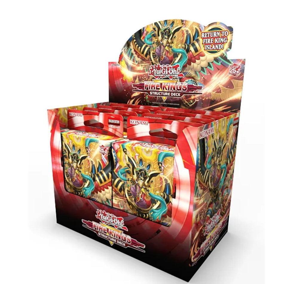 Yu-Gi-Oh! Structure Deck The Fire Kings Display Reprint englisch