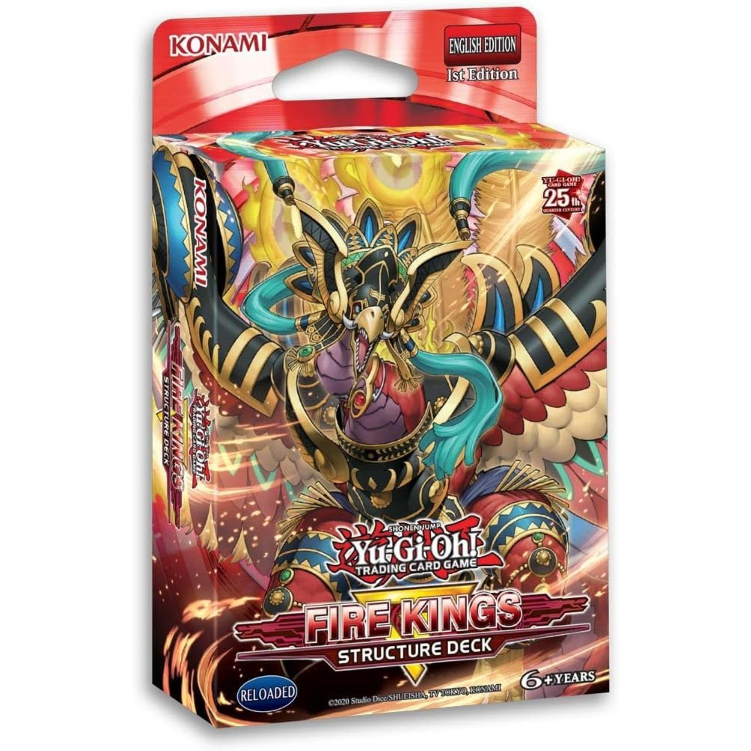 Yu-Gi-Oh! Structure Deck The Fire Kings Display Reprint englisch