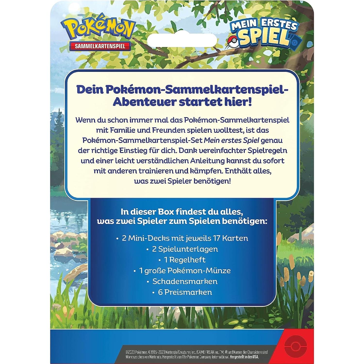 Pokemon Mein Erstes Spiel Glumanda & Schiggy deutsch