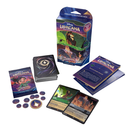 Disney Lorcana Shimmering Skies Starter Deck Emerald and Steel englisch