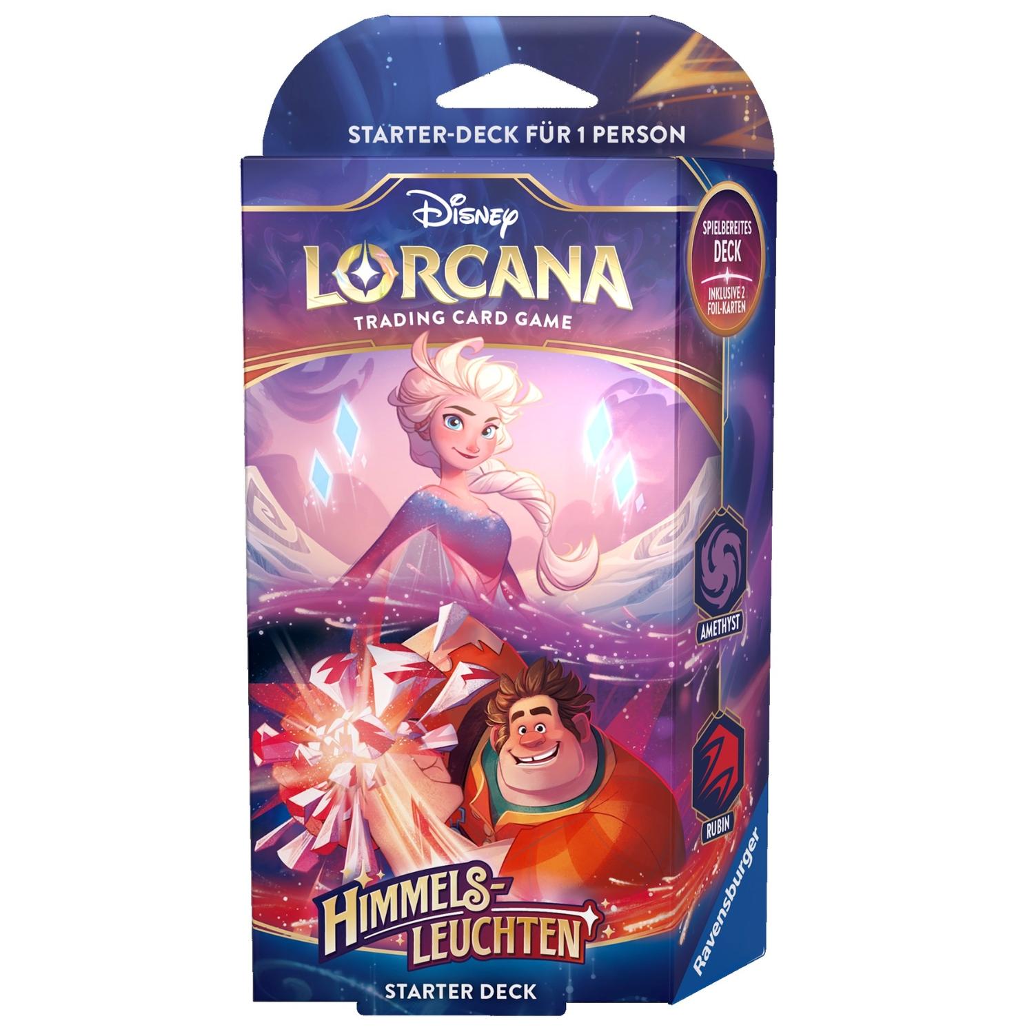 Disney Lorcana Himmelsleuchten Starter Deck Display deutsch