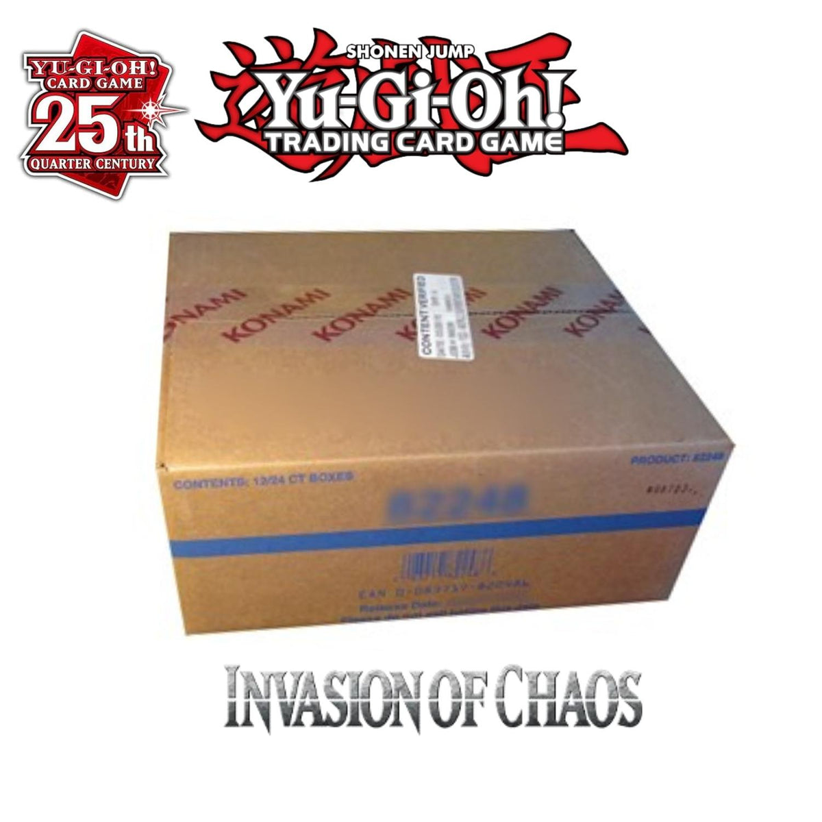 Yu-Gi-Oh! Invasion Of Chaos 25th Anniversary 12 Display Case deutsch