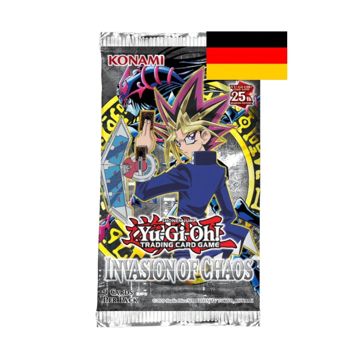  Yu-Gi-Oh! Invasion Of Chaos 25th Anniversary Display deutsch