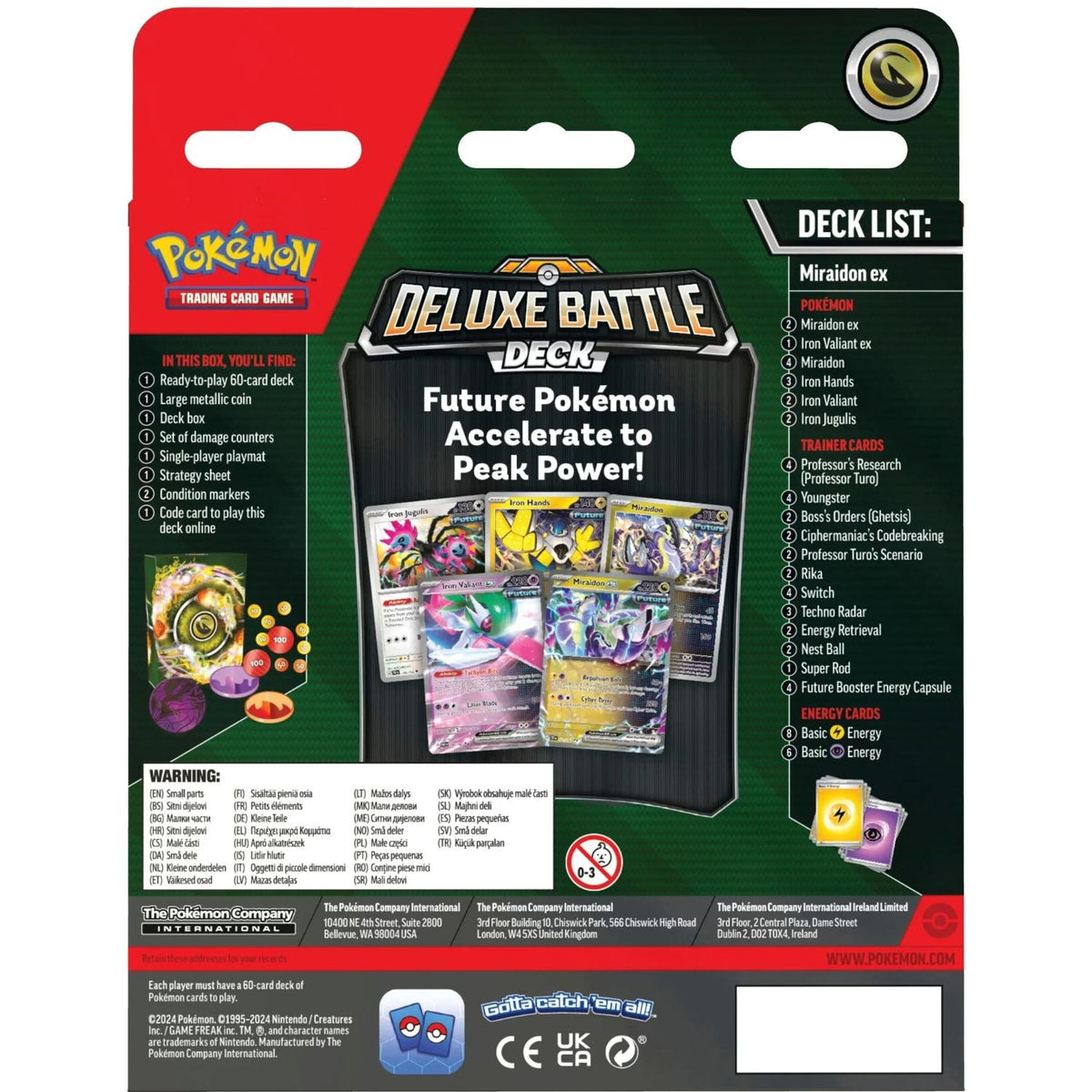 Pokémon Deluxe Battle Deck Miraidon ex englisch