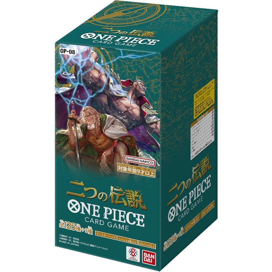 One Piece Card Game OP08 Two Legends Booster Display japanisch