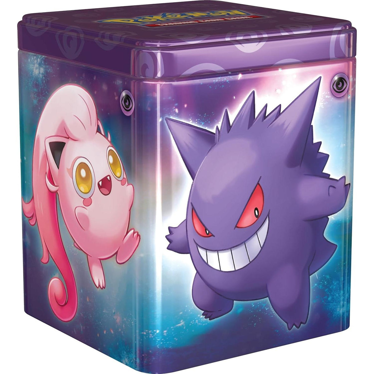 Pokémon Stacking Tins 2024 Display englisch