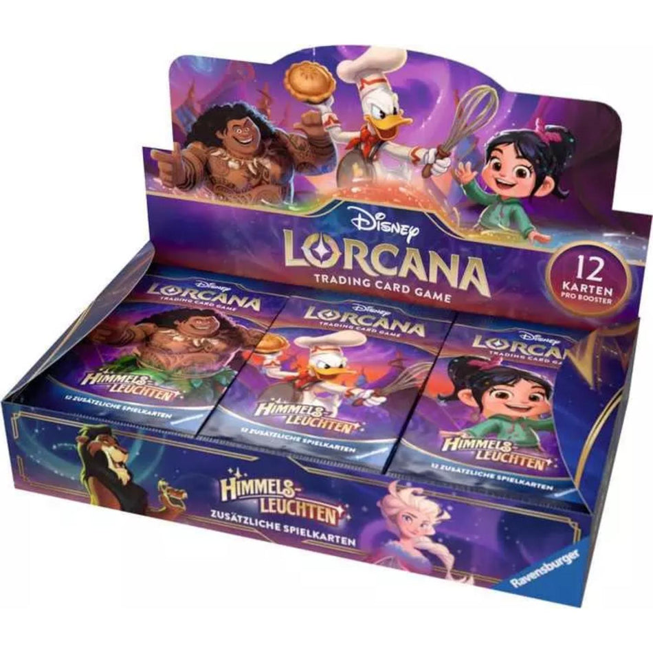 Disney Lorcana Himmelsleuchten Booster Display deutsch