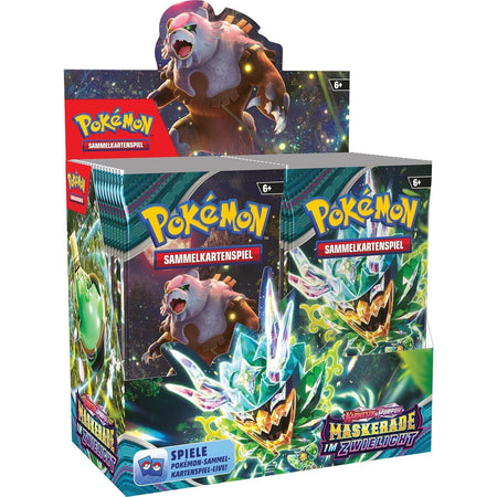 Pokemon Karmesin & Purpur Maskerade im Zwielicht Booster Display deutsch