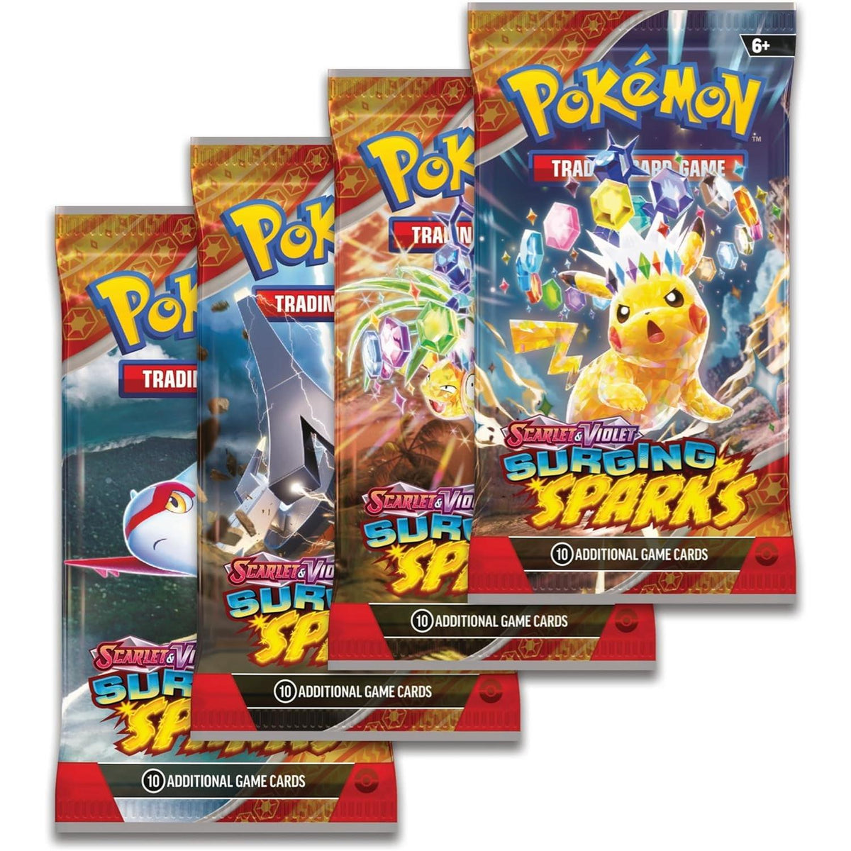 Pokemon Surging Sparks 6 Booster Box Case englisch