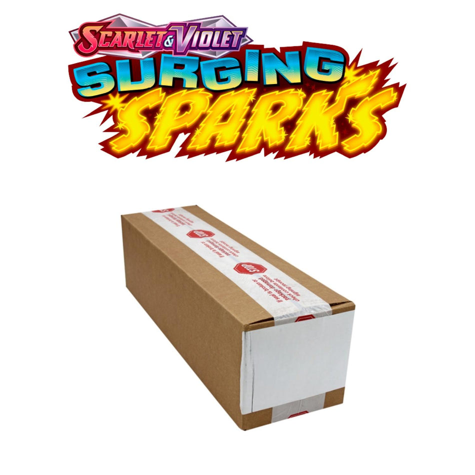 Pokemon Surging Sparks 6 Booster Box Case englisch