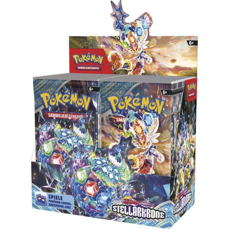 Pokémon Karmesin & Purpur Stellarkrone Booster Display deutsch