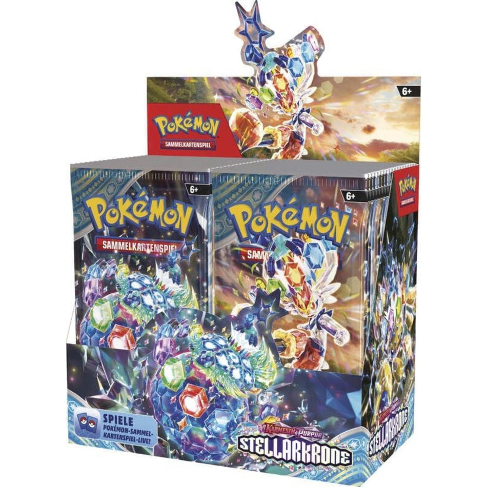 Pokémon Karmesin & Purpur Stellarkrone Booster Display deutsch