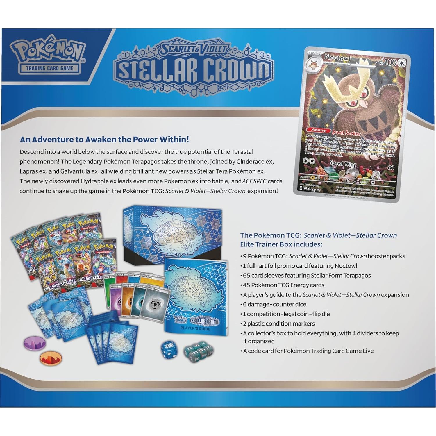 Pokémon Scarlet & Violet Stellar Crown Elite Trainer Box englisch