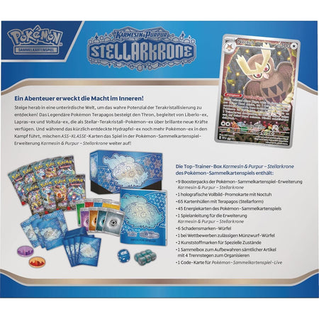 Pokémon Karmesin & Purpur Stellarkrone Top Trainer Box deutsch