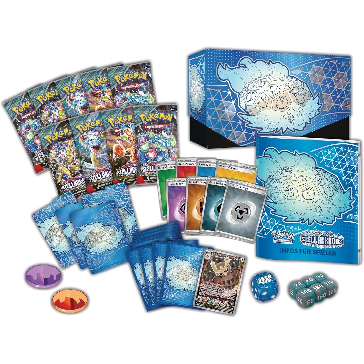 Pokémon Karmesin & Purpur Stellarkrone Top Trainer Box deutsch