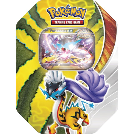 Pokemon Paradox Destinies Tins Furienblitz ex Tin Box deutsch