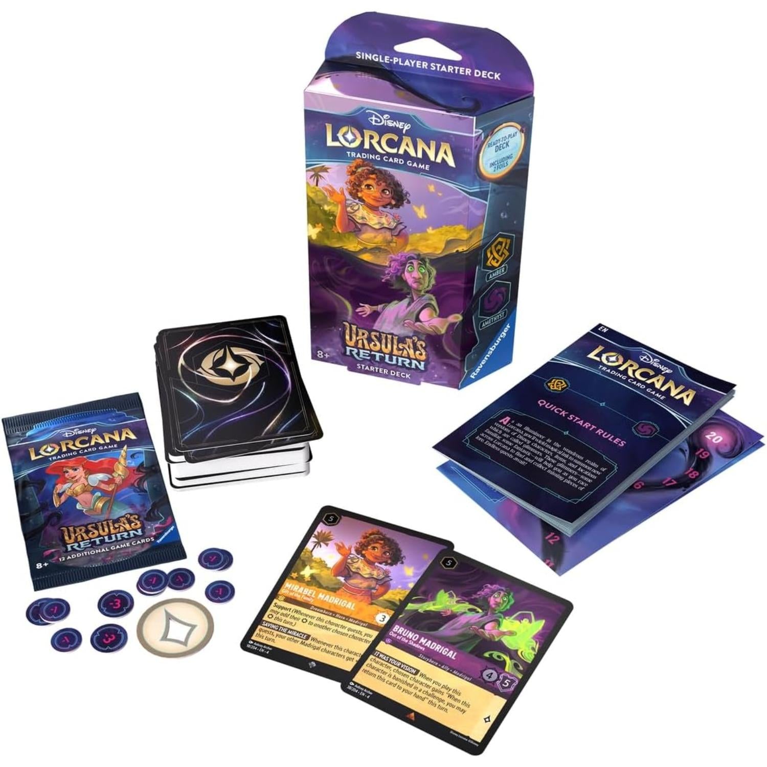 Disney Lorcana Ursulas Return Amber & Amethyst Starter Deck englisch