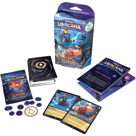 Disney Lorcana Ursulas Return Sapphire & Steel Starter Deck englisch