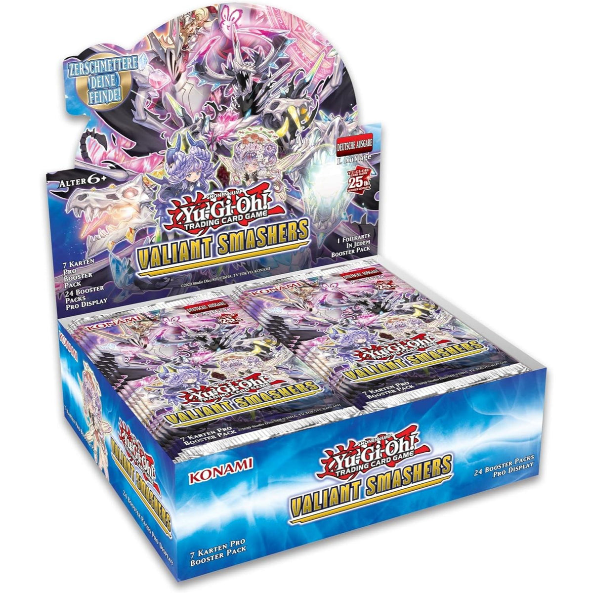 Yu-Gi-Oh! Valiant Smashers 12 Booster Display Case deutsch