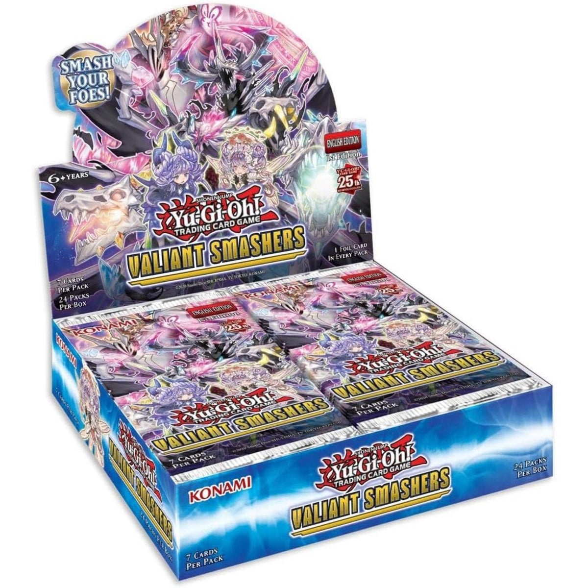 Yu-Gi-Oh! Valiant Smashers Booster Display Case englisch