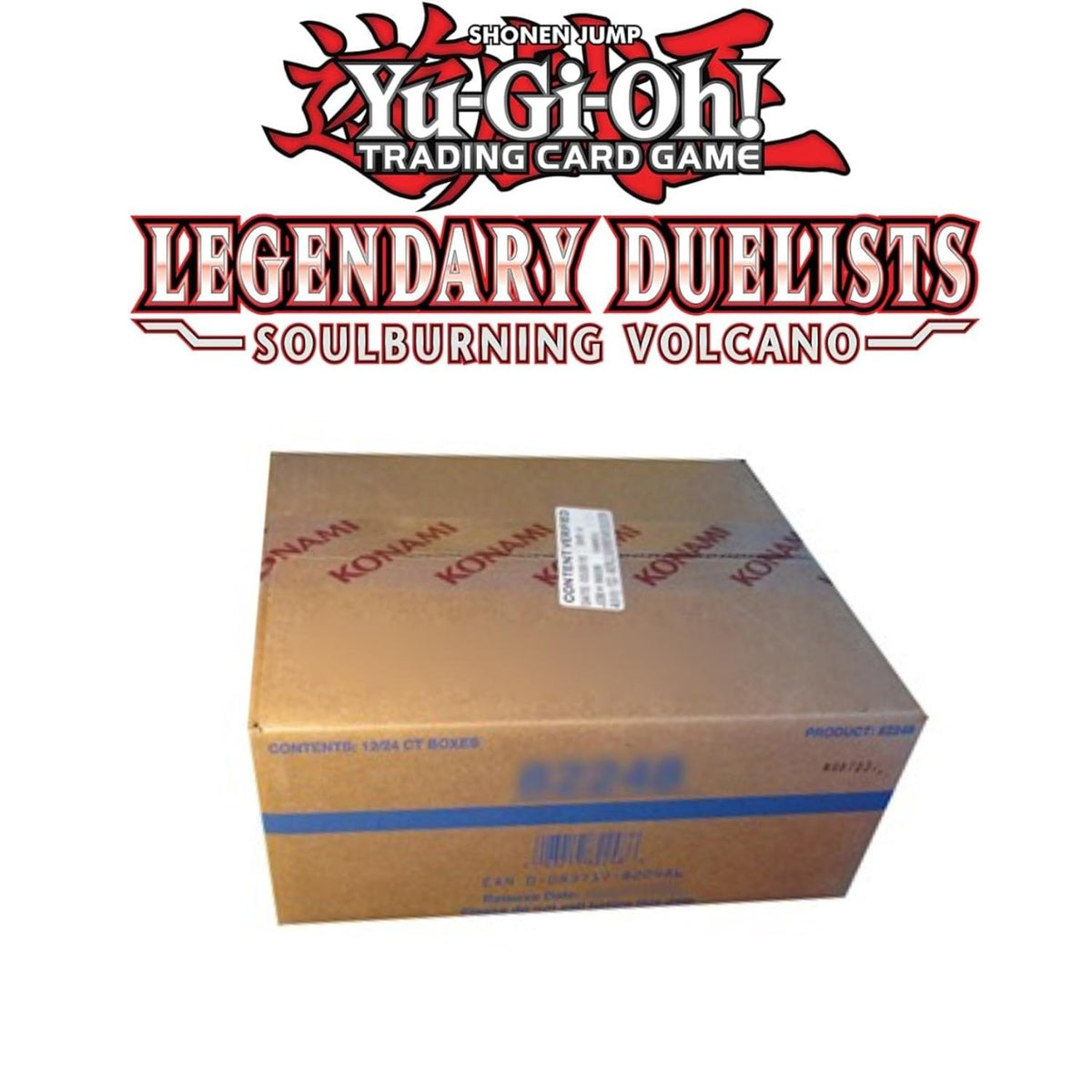 Yu-Gi-Oh! Legendary Duelists Soulburning Volcano 12 Display Case englisch