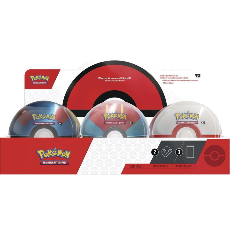 Pokeball Tin Herbst 2023 Display deutsch