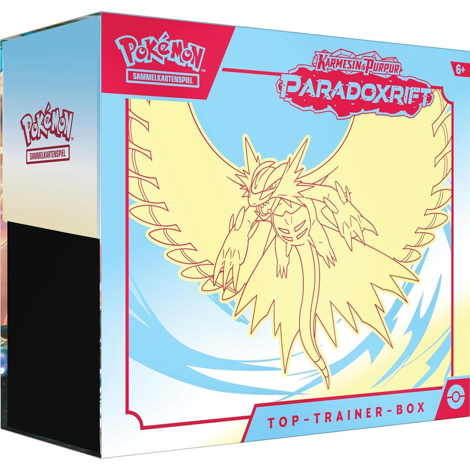 Pokemon Scarlet & Violet Paradox Rift Top Trainer Box Donnersichel deutsch