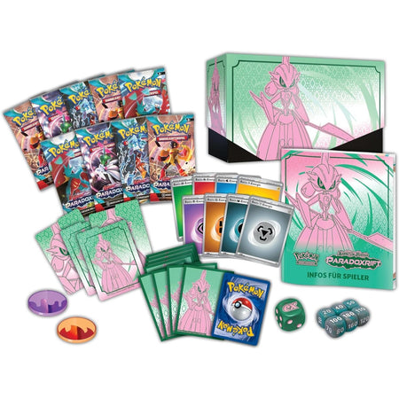 Pokemon Scarlet & Violet Paradox Rift Top Trainer Box Eisenkrieger deutsch