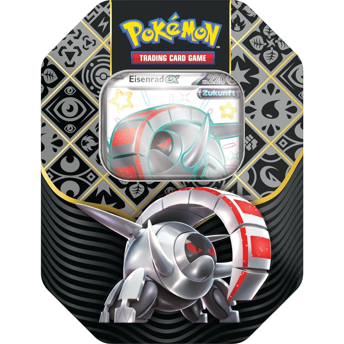 Pokemon Paldeas Schicksale Eisenrad ex Tin deutsch