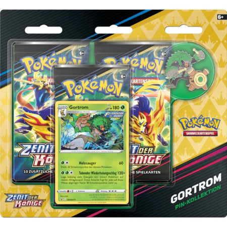 Pokemon Zenit der Konige Gortrom Pin Collection 3 Pack Blister deutsch