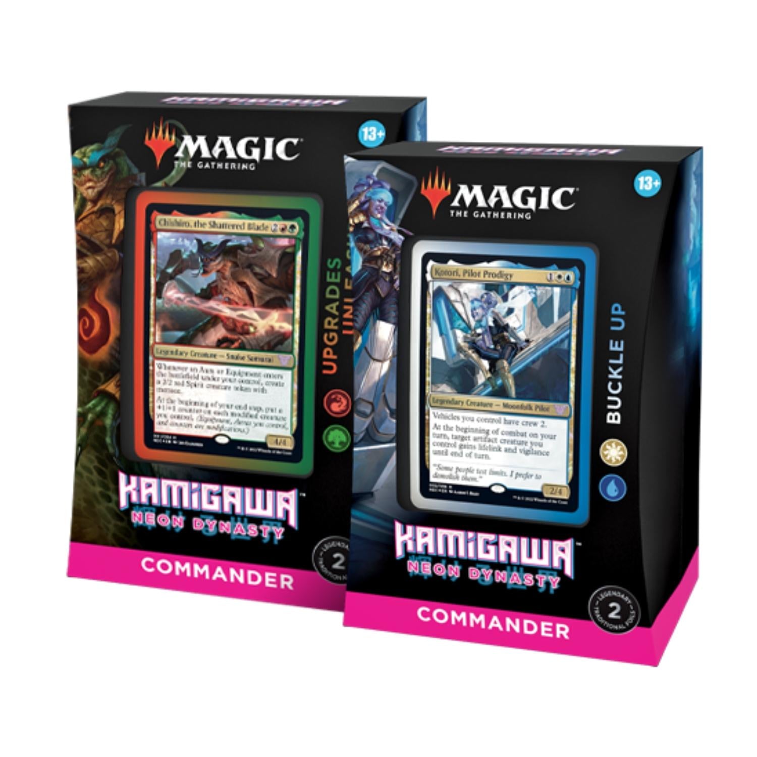 Magic The Gathering Kamigawa Neon Dynasty Commander Deck Upgrades Unleashed englisch