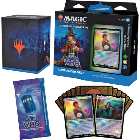 Magic The Gathering Dr Who Commander Deck Die Lehren der Vergangenheit deutsch