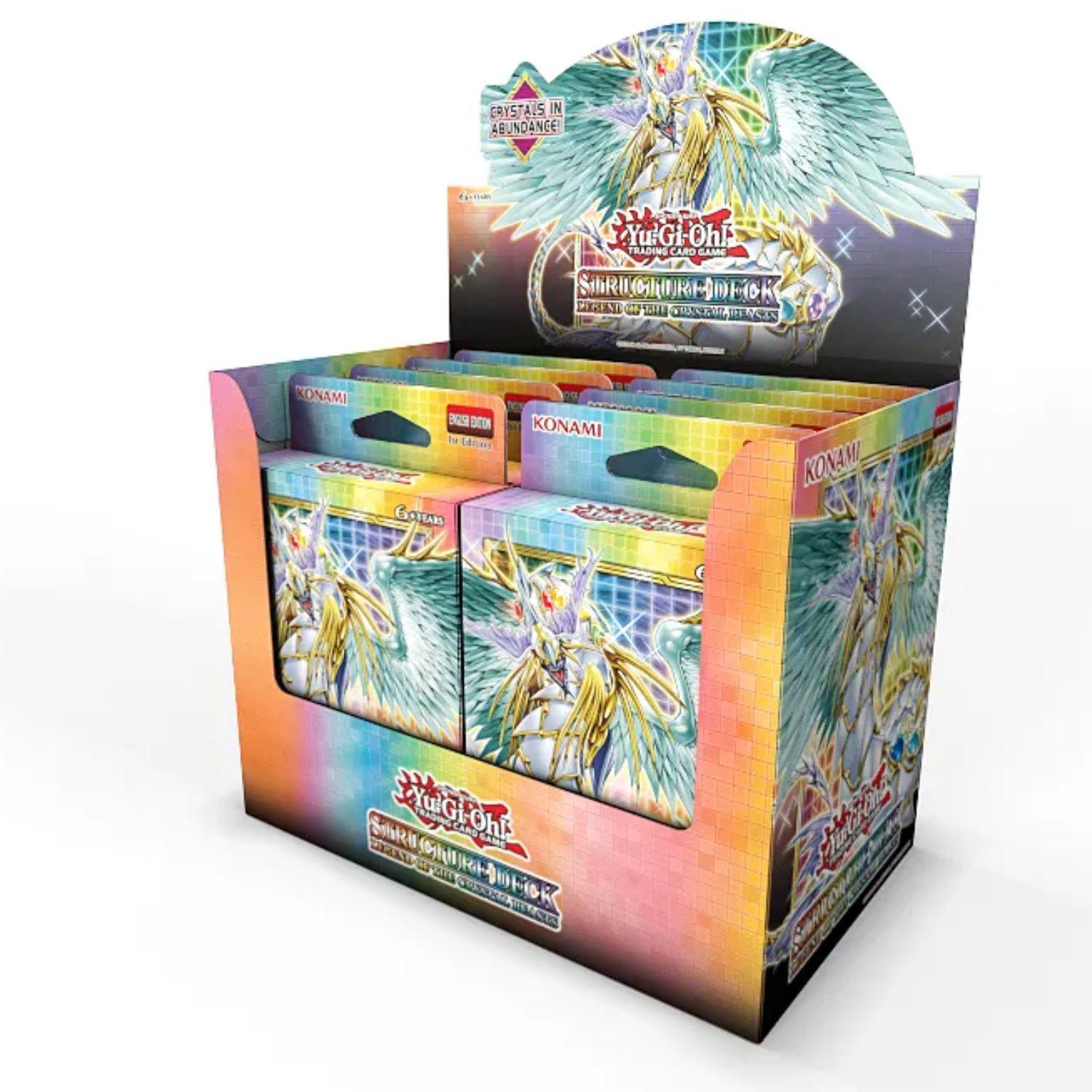 Yu-Gi-Oh! Structure Deck Legend of the Crystal Beasts Display englisch