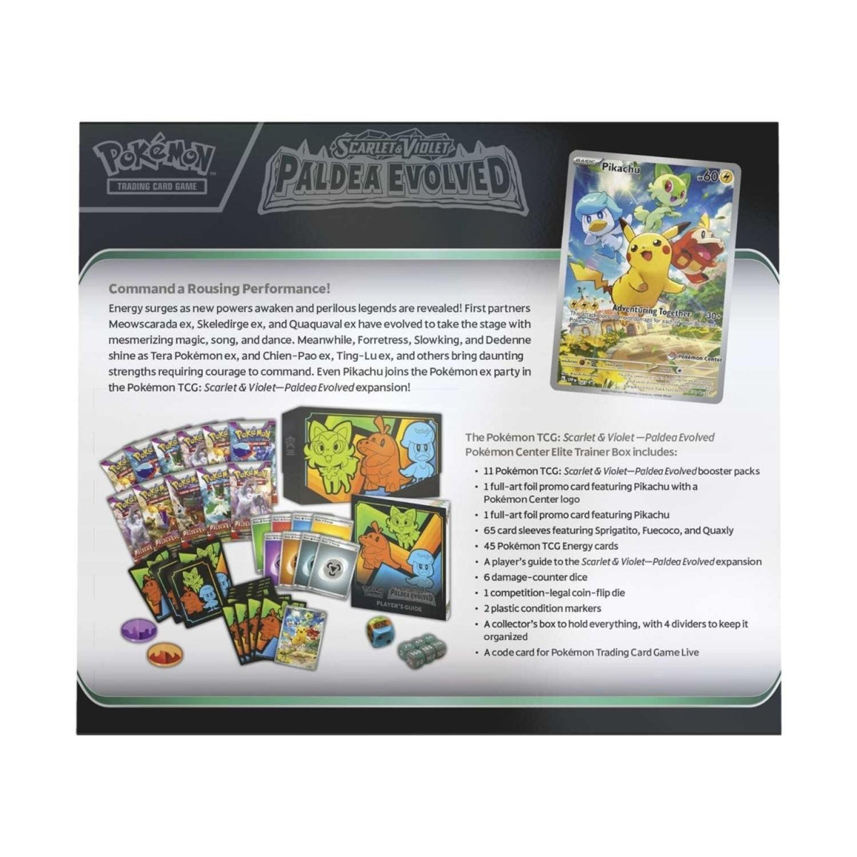 Pokemon Scarlet & Violet Paldea Evolved Elite Trainer Box englisch