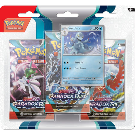 Pokemon Scarlet & Violet Paradox Rift 3 Pack Blister Set englisch