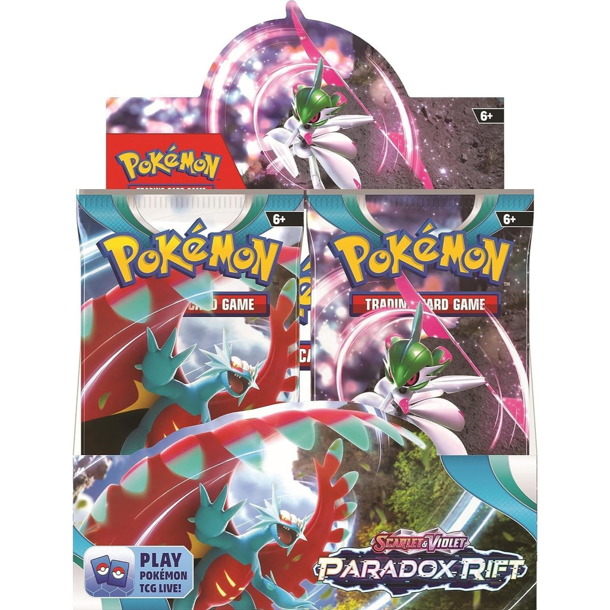 Pokemon Scarlet & Violet Paradox Rift Booster Display englisch