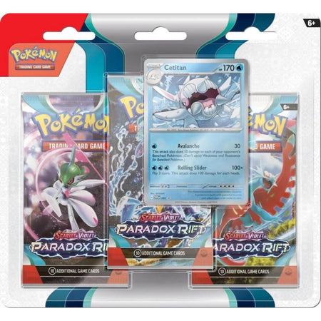 Pokemon Scarlet & Violet Paradox Rift 3 Pack Blister Set englisch