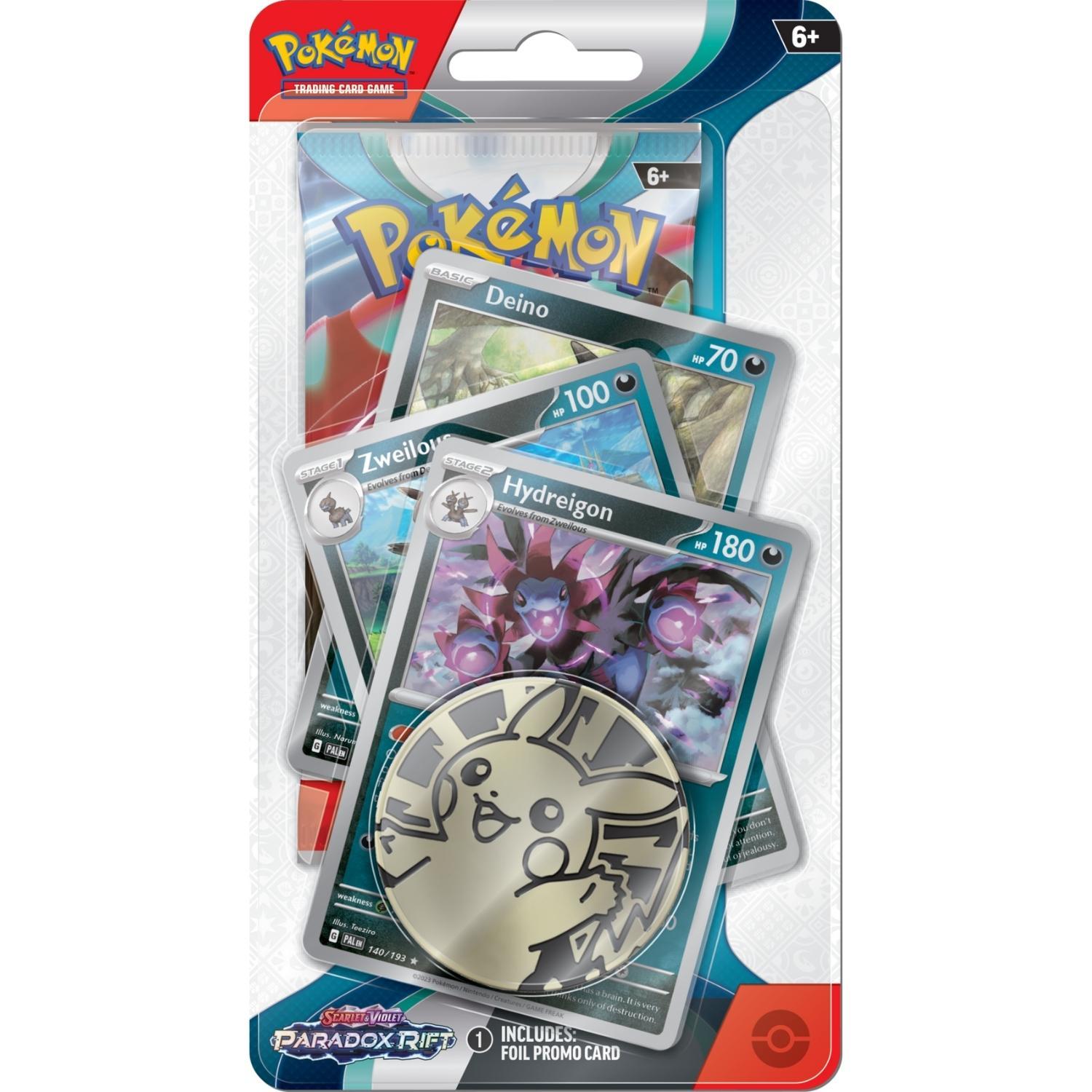 Pokemon Scarlet & Violet Paradox Rift Hydreigon Premium Checklane Blister englisch