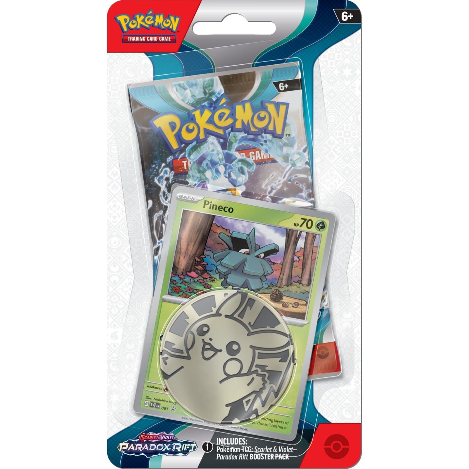 Pokemon Scarlet & Violet Paradox Rift Pineco 1 Pack Blister englisch