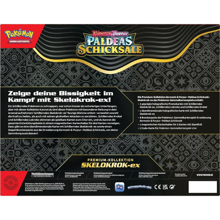 Pokemon Paldeas Schicksale Skelokrok ex Premium Kollektion deutsch